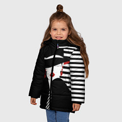 Куртка зимняя для девочки Fashion, цвет: 3D-светло-серый — фото 2
