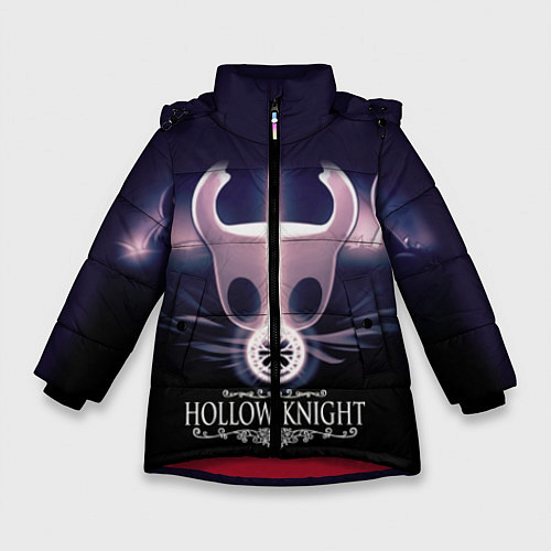 Зимняя куртка для девочки Hollow Knight / 3D-Красный – фото 1