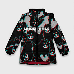 Куртка зимняя для девочки Undertale, цвет: 3D-красный