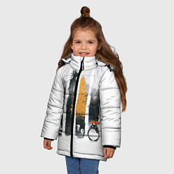 Куртка зимняя для девочки Хранители Леса, цвет: 3D-красный — фото 2