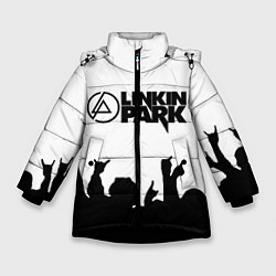 Куртка зимняя для девочки LINKIN PARK, цвет: 3D-черный