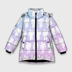 Куртка зимняя для девочки Billie Eilish, цвет: 3D-черный