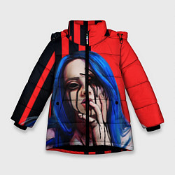 Зимняя куртка для девочки Billie Eilish: Demon