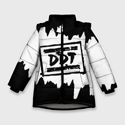 Куртка зимняя для девочки ДДТ, цвет: 3D-светло-серый