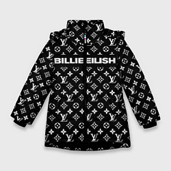 Куртка зимняя для девочки BILLIE EILISH x LOUIS VUITTON, цвет: 3D-черный