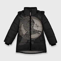 Куртка зимняя для девочки Vikings, цвет: 3D-светло-серый