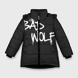 Куртка зимняя для девочки Bad Wolf, цвет: 3D-черный