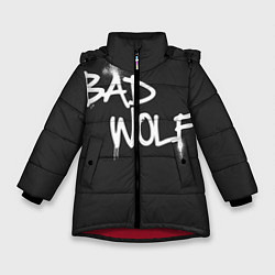 Куртка зимняя для девочки Bad Wolf, цвет: 3D-красный