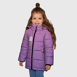 Куртка зимняя для девочки Lumpy Space Princess, цвет: 3D-черный — фото 2