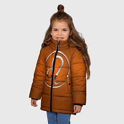 Куртка зимняя для девочки Leo Лев, цвет: 3D-черный — фото 2
