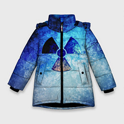 Куртка зимняя для девочки STALKER ZONE, цвет: 3D-черный