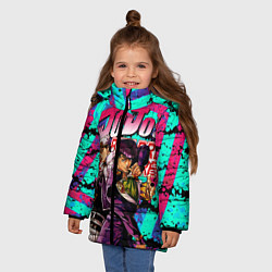 Куртка зимняя для девочки Jojo, цвет: 3D-красный — фото 2