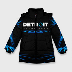 Куртка зимняя для девочки DETROIT: BECOME HUMAN, цвет: 3D-черный
