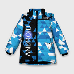 Куртка зимняя для девочки Detroit:become, цвет: 3D-черный