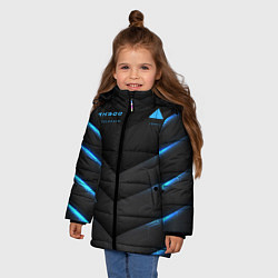 Куртка зимняя для девочки Detroit RK900, цвет: 3D-черный — фото 2