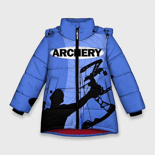Зимняя куртка для девочки Archery / 3D-Красный – фото 1