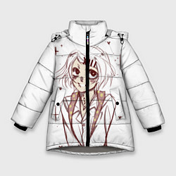 Куртка зимняя для девочки Сузуя Джузо, цвет: 3D-светло-серый