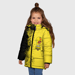 Куртка зимняя для девочки Brawl Stars SALLY LEON, цвет: 3D-красный — фото 2