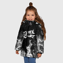 Куртка зимняя для девочки My Chemical Romance, цвет: 3D-черный — фото 2