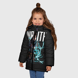 Куртка зимняя для девочки Apex Legends, цвет: 3D-черный — фото 2