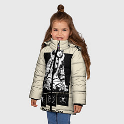 Куртка зимняя для девочки Apex Legends Wattson, цвет: 3D-черный — фото 2