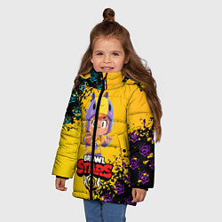 Куртка зимняя для девочки BRAWL STARS SHIBA NITA, цвет: 3D-черный — фото 2