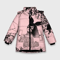 Куртка зимняя для девочки ARIANA GRANDE, цвет: 3D-черный