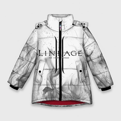 Зимняя куртка для девочки LINEAGE 2 / 3D-Красный – фото 1