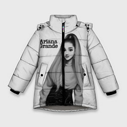 Куртка зимняя для девочки Ariana Grande Ариана Гранде, цвет: 3D-светло-серый