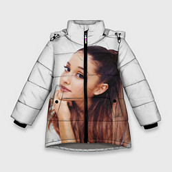 Куртка зимняя для девочки Ariana Grande Ариана Гранде, цвет: 3D-светло-серый
