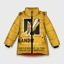 Куртка зимняя для девочки Bandit R6s, цвет: 3D-красный