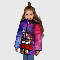 Куртка зимняя для девочки Brawl Stars - Penny, цвет: 3D-черный — фото 2