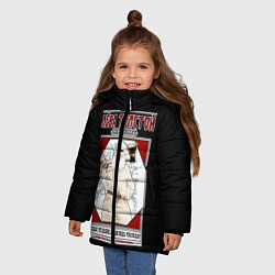 Куртка зимняя для девочки Лева Толстой, цвет: 3D-красный — фото 2