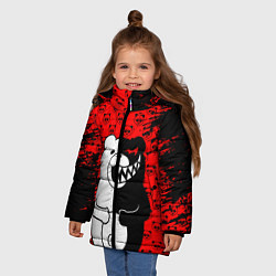 Куртка зимняя для девочки MONOKUMA, цвет: 3D-черный — фото 2