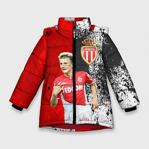 Зимняя куртка для девочки Головин / 3D-Красный – фото 1