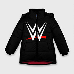 Куртка зимняя для девочки WWE, цвет: 3D-красный
