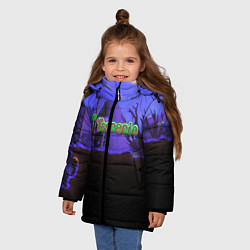 Куртка зимняя для девочки TERRARIA, цвет: 3D-красный — фото 2