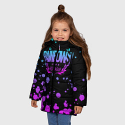 Куртка зимняя для девочки Rainbow Six Siege, цвет: 3D-черный — фото 2