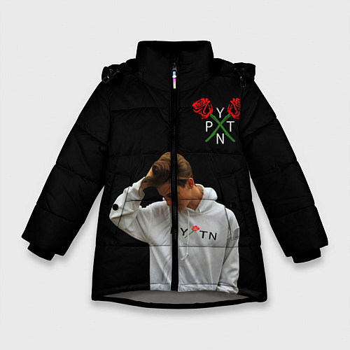 Зимняя куртка для девочки ТИКТОКЕР - PAYTON MOORMEIE / 3D-Светло-серый – фото 1