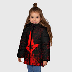 Куртка зимняя для девочки ASTRALIS, цвет: 3D-черный — фото 2
