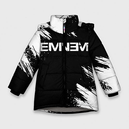 Зимняя куртка для девочки EMINEM / 3D-Светло-серый – фото 1