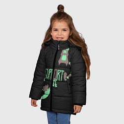 Куртка зимняя для девочки Support, цвет: 3D-светло-серый — фото 2