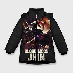 Куртка зимняя для девочки Jhin, цвет: 3D-черный