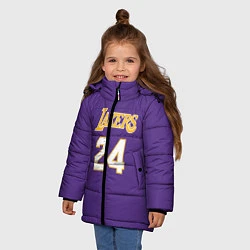 Куртка зимняя для девочки Los Angeles Lakers Kobe Brya, цвет: 3D-черный — фото 2