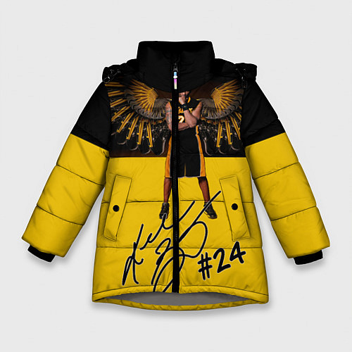 Зимняя куртка для девочки Kobe Bryant / 3D-Светло-серый – фото 1