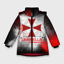 Куртка зимняя для девочки UMBRELLA CORP, цвет: 3D-красный