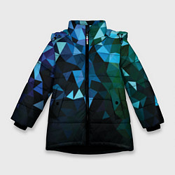 Куртка зимняя для девочки Starfall, цвет: 3D-черный