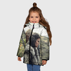 Куртка зимняя для девочки Ведьмак, цвет: 3D-черный — фото 2