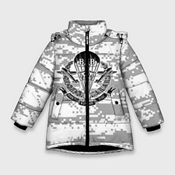 Зимняя куртка для девочки ВДВ СССР