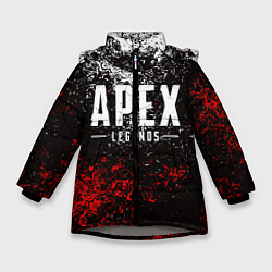 Куртка зимняя для девочки APEX LEGENDS, цвет: 3D-светло-серый